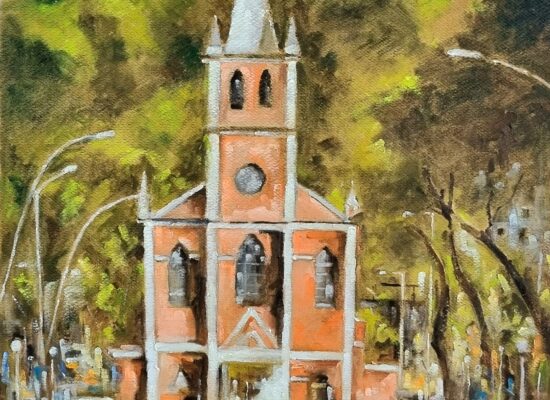 Igreja São Sebastião e Santa Cecilia - Bangu - RJ - 50x60 Osm